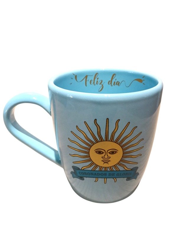 Producto - Taza celeste Argentina sol