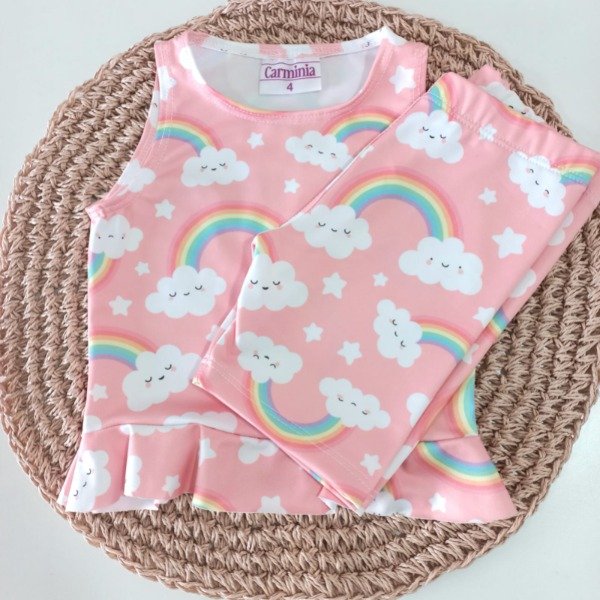 Producto - CONJUNTO - ARCO IRIS (CON VOLADO ABAJO)