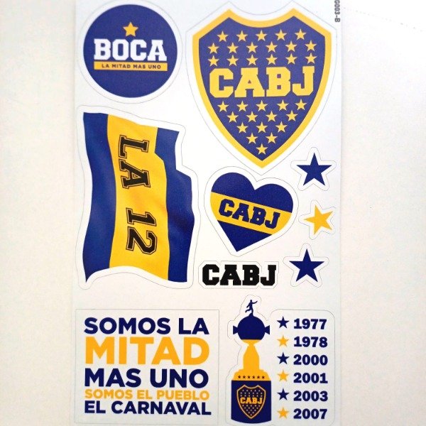 Producto - Plancha de Stickers Boca