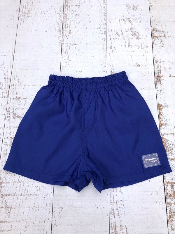 Producto - Short de Baño liso Azul