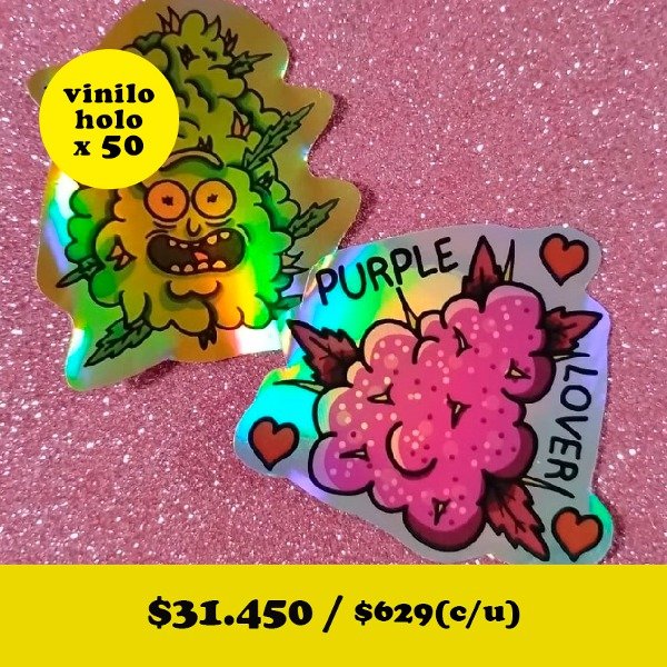 Producto - Vinilo Holográfico x 50 unidades