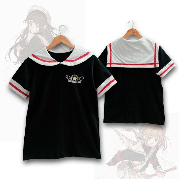 Producto - Remera Cuello Sailor Sakura Card Captor Moda Harajuku