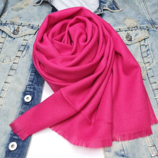 Producto - Bufandón Liso Magenta