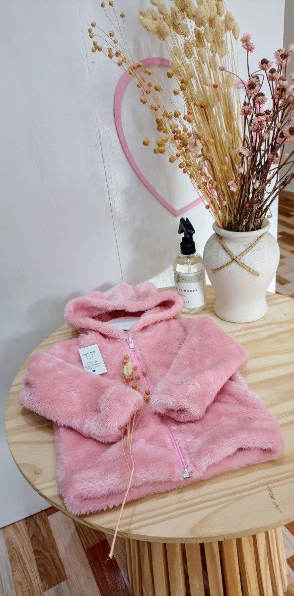 Producto - CAMPERA PIEL ROSA