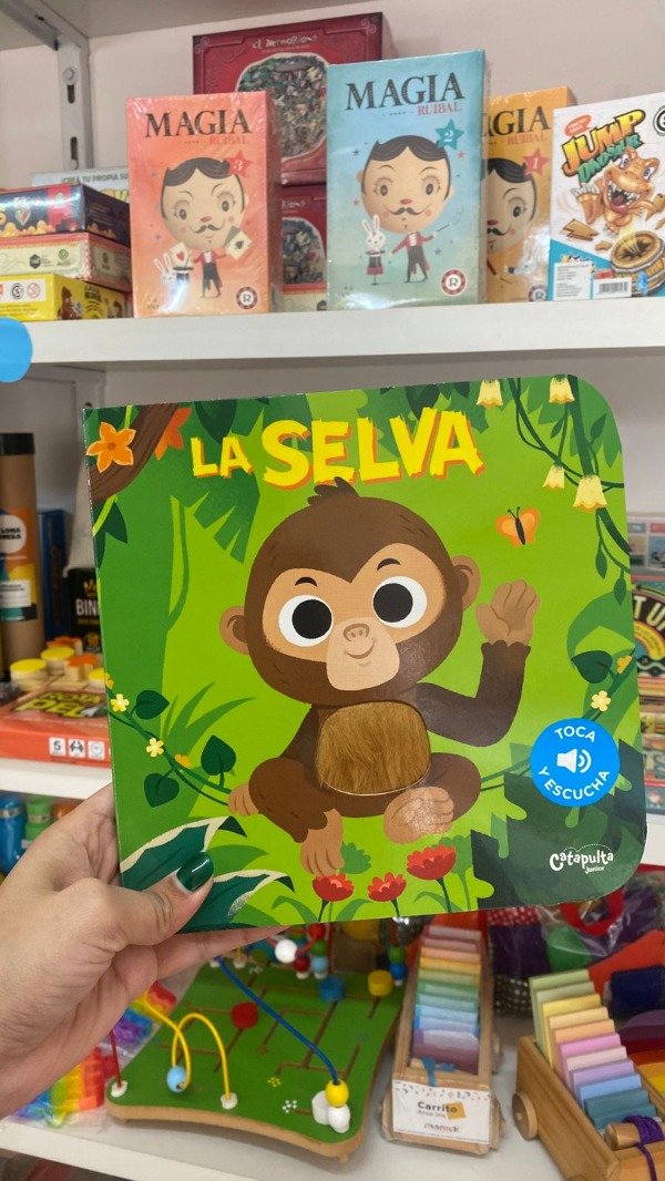 Producto - Libro sonoro "La selva"- Toca y escucha