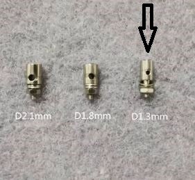 Producto - TORRECITAS PARA MANDOS ORIFICIO 1.3mm POR CUATRO UNIDADES - 1