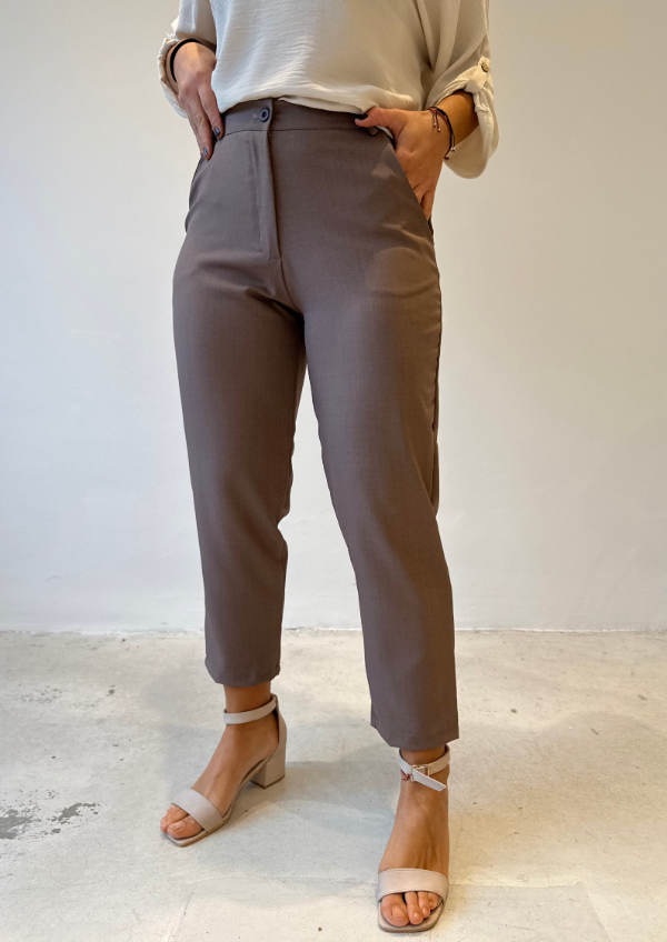 Producto - Pantalón CUYO - Marrón Melange