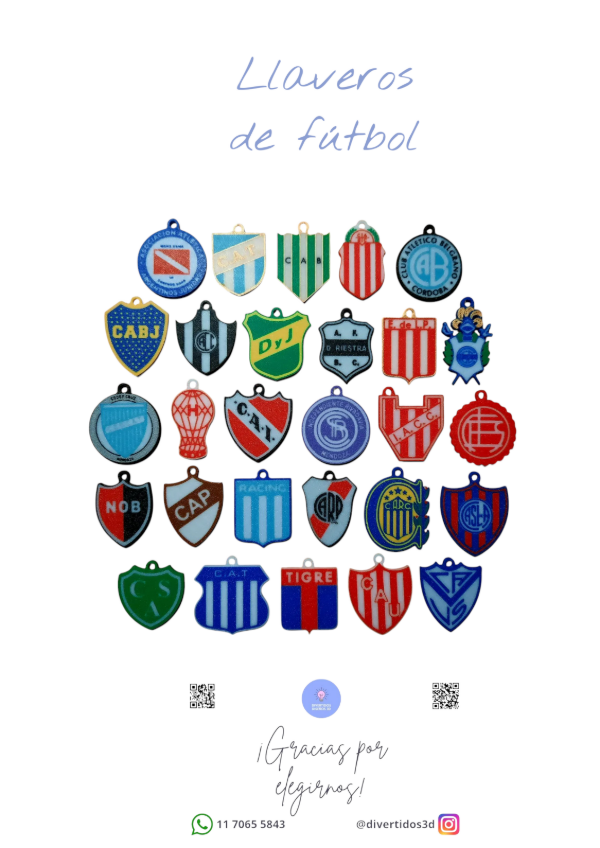 Producto - LLavero de futbol