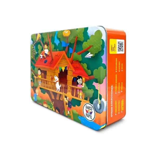 Producto - ROMPECABEZA 500 PIEZAS CASA DEL ARBOL - EN LATA