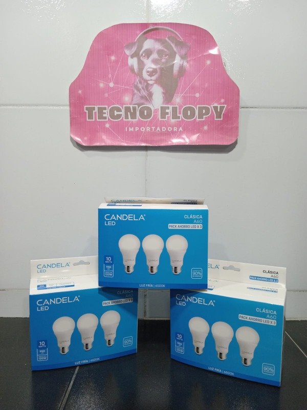 Producto - Foco led 10w x3u candela