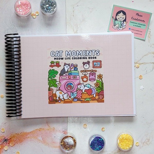 Producto - Cuaderno para pintar - cat moments
