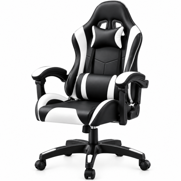 Producto - SILLA GAMER KANJI CUERINA GIRATORIA - BLANCA