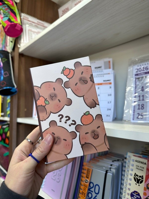 Producto - Libreta Post It CAPYBARA Brown