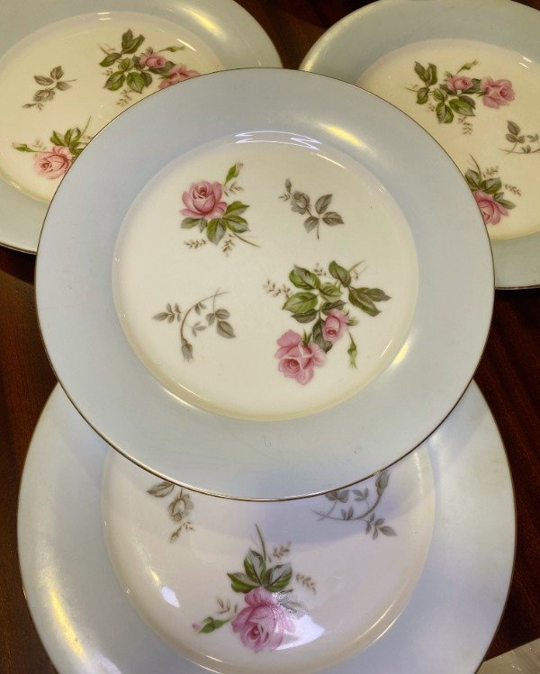 Producto - Platos Playo X 4 De Porcelana Rc Japan Antiguos