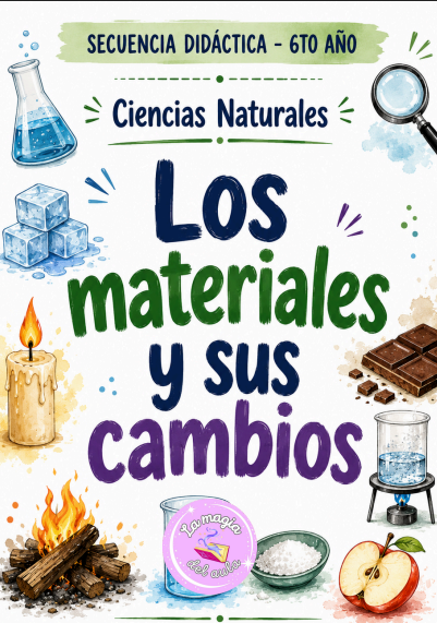 Producto - Secuencia didáctica "Los materiales y sus cambios" 5to año