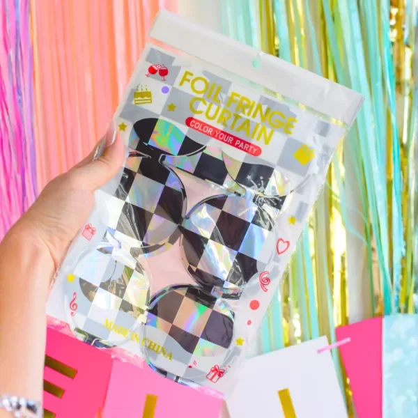 Producto - CORTINA IRIDISCENTE "DISCO PARTY"