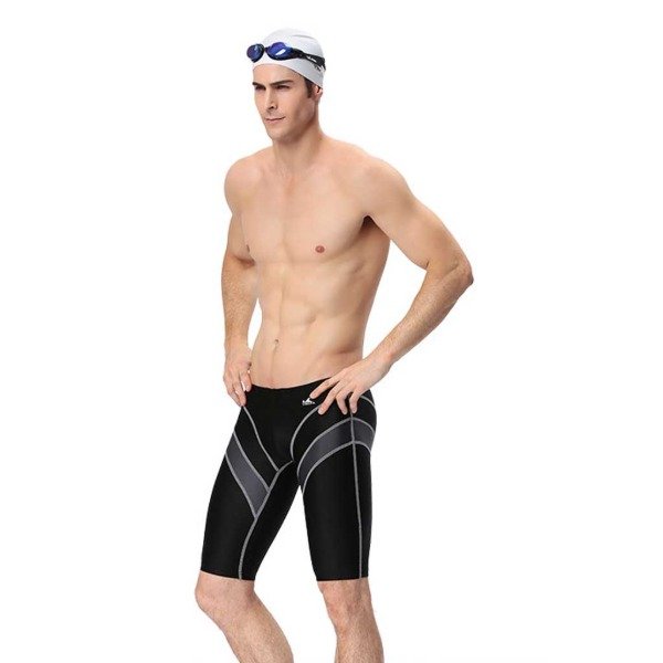 Producto - Jammer de Competición Combinado Negro/Gris Niño/Hombre FINA - 0