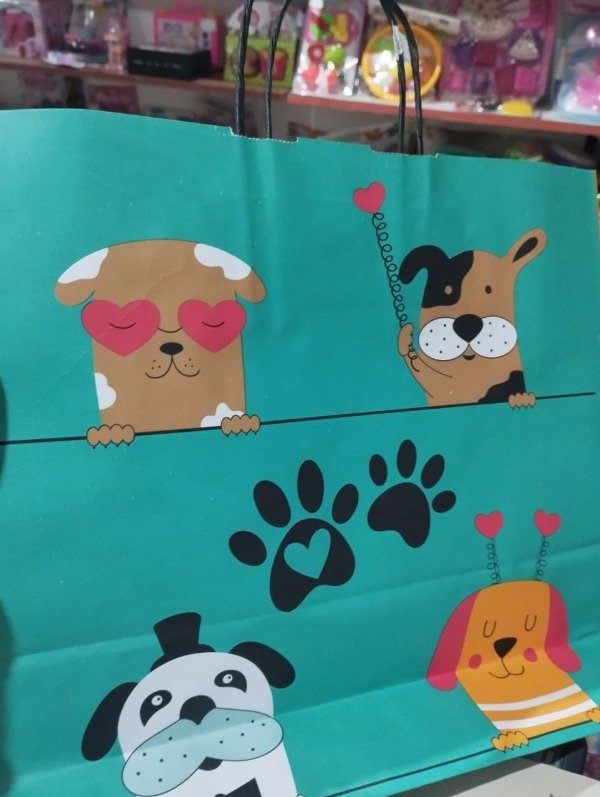 Producto - Bolsa de papel mascotas 32x10x30