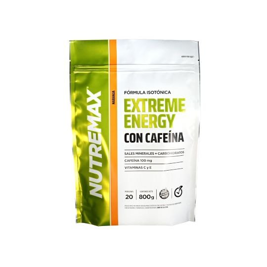 Producto - NUTREMAX EXTREME ENERGY 800 GRS NARANJA SIN TACC