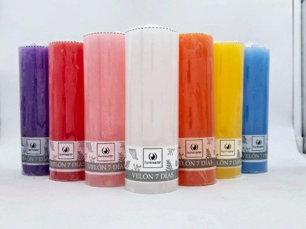 Producto - Velones 7 dias lisos x1 u.