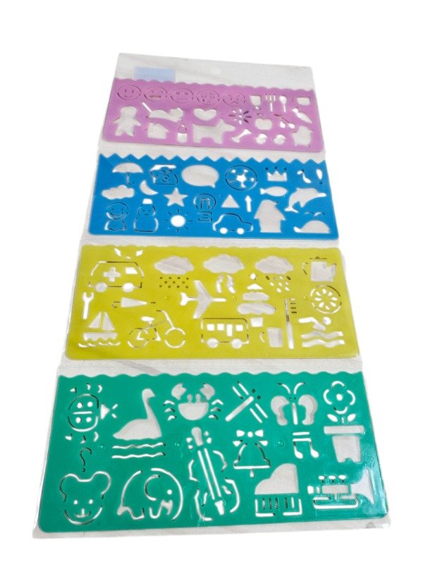 Producto - Pack 4 reglas con formas