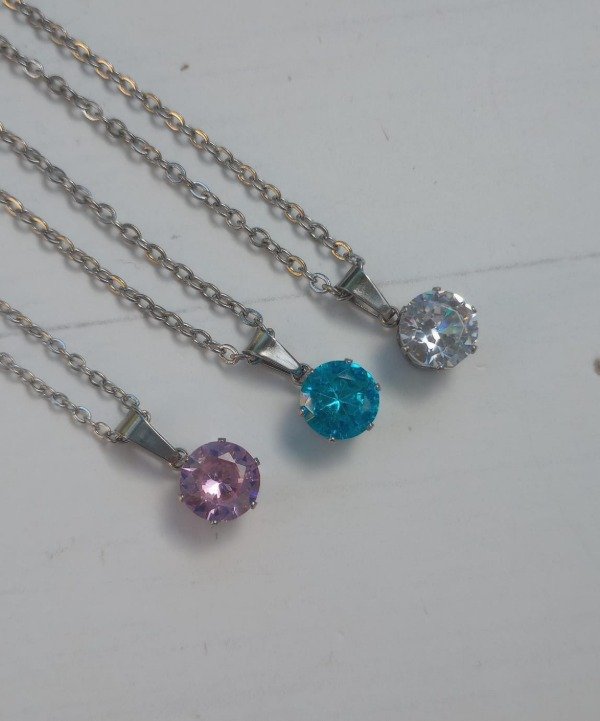 Producto - Collar con Cubic Engarzado