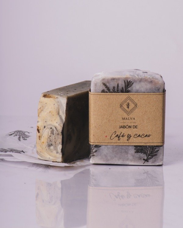 Producto - Jabón con técnica de saponificación en frío - CAFÉ Y CACAO - 0