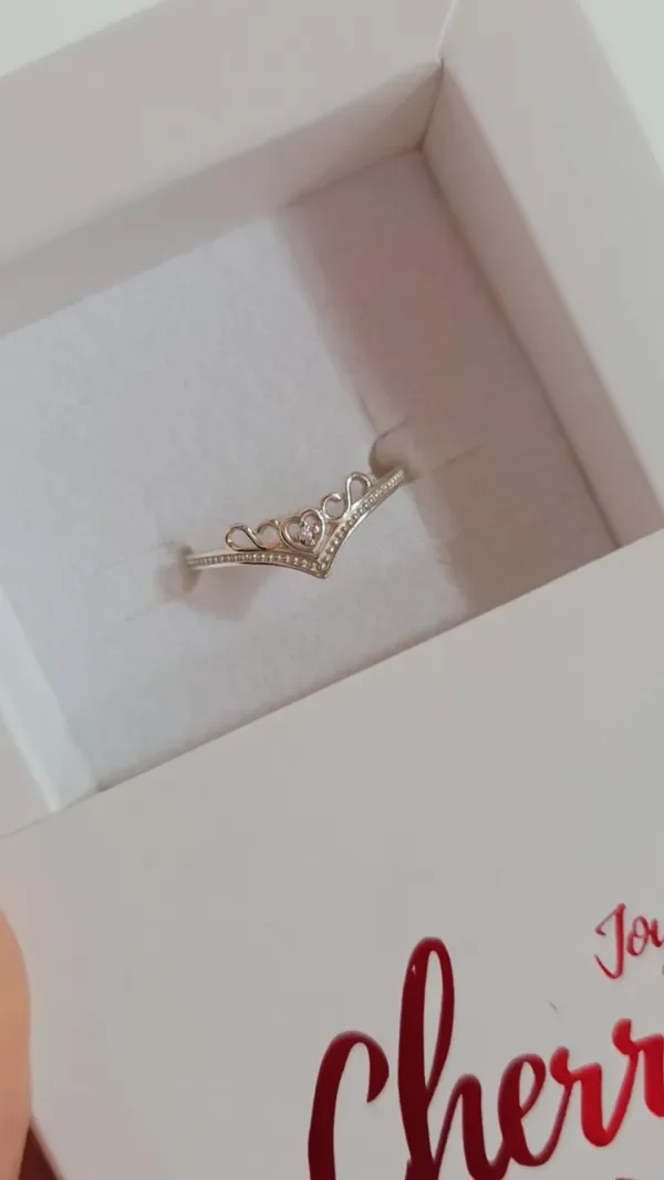 Producto - Anillo corona corazon PL