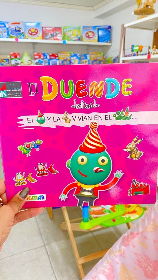 Producto - Libro " El duende distraído" - Imprenta mayúscula con pictogramas