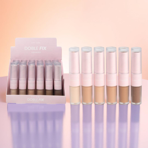 Producto - 2en1 CORRECTOR LÍQUIDO Y EN BARRA - CITY GIRL