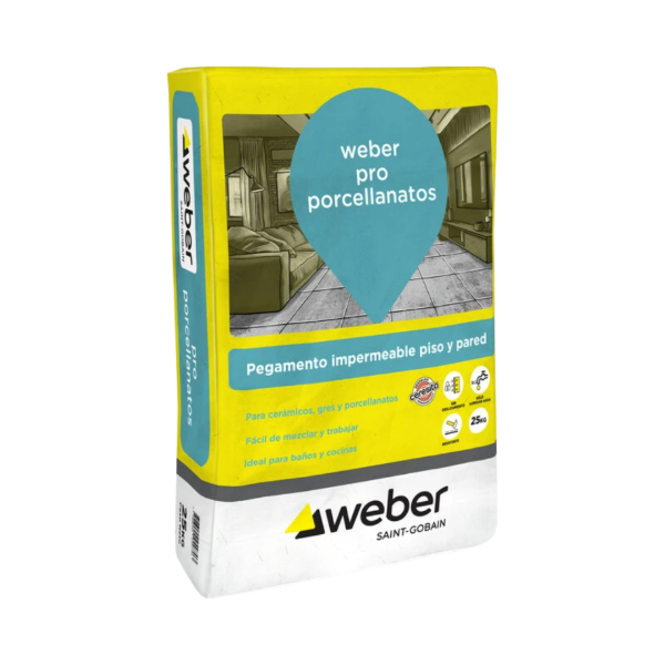 Producto - Weber Pro Porcellanato 25kg