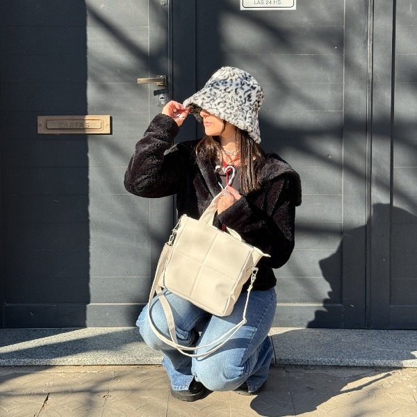 Producto - Cartera Ornella Color tiza