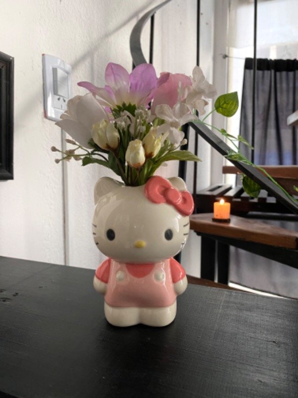 Producto - Florero Kitty rosa