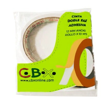 Producto - CINTA DOBLE FAZ 12MM X 10 MTS C/U