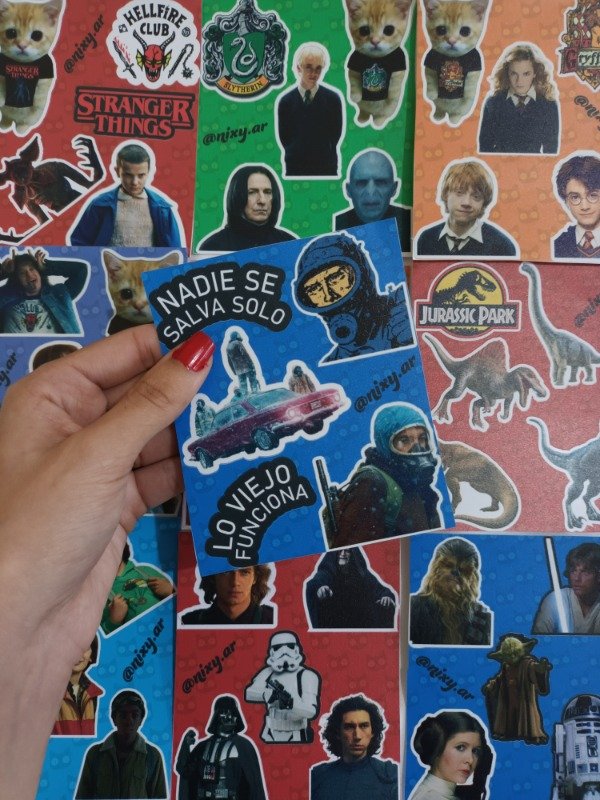 Producto - Plancha de stickers El eternauta