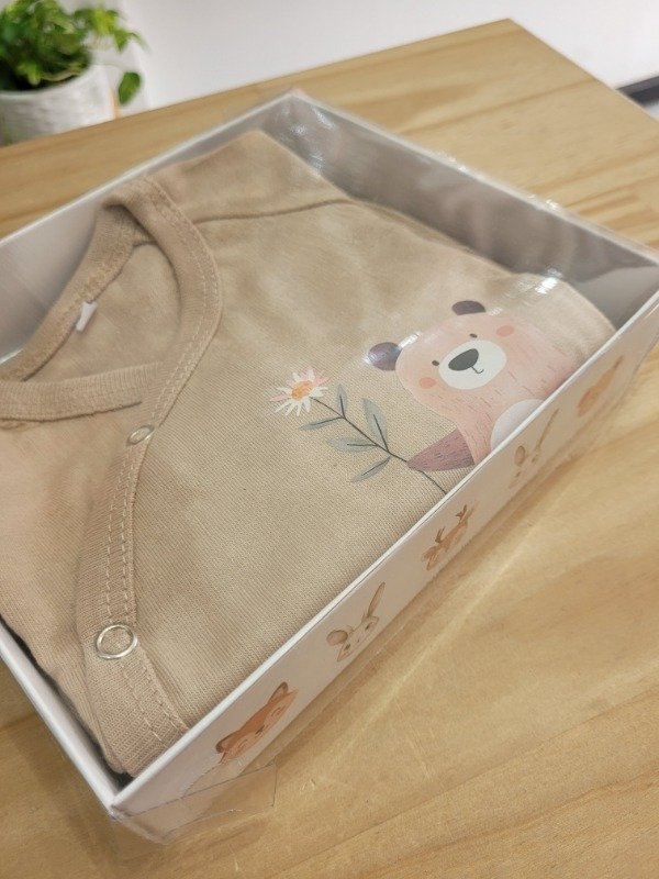 Producto - AJUAR OSO FLOR BEIGE - transferencia 15.980 - 1