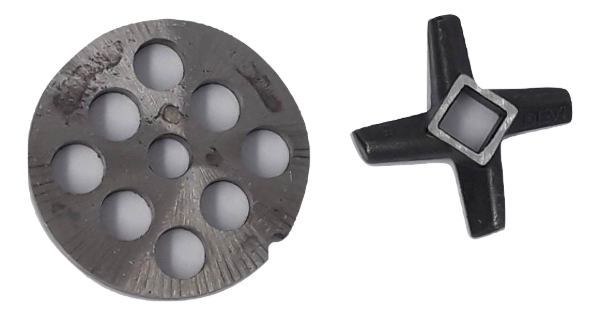 Producto - Disco Y Cuchilla Devi Para Picadora N 5 Afilable 10 mm