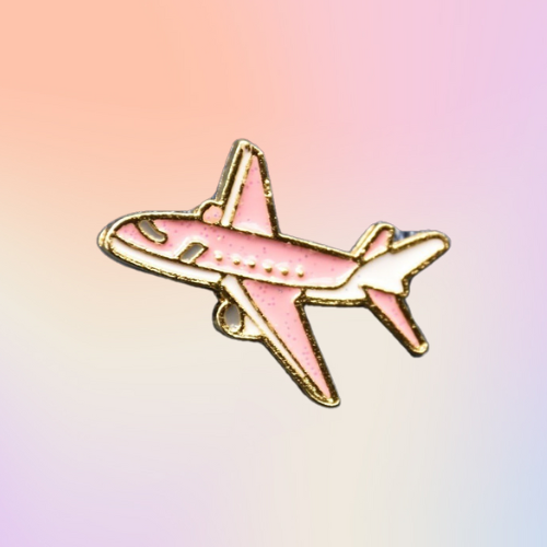 Producto - Pin AVIÓN ROSA