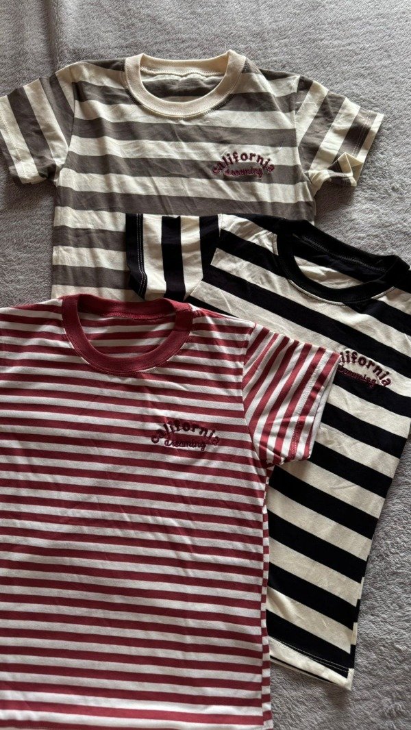 Producto - Reme rayada bordada