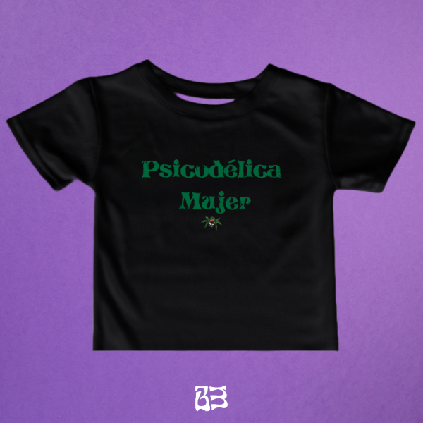 Producto - Baby tee - Psicodelica Mujer VLN