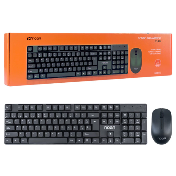 Producto - COMBO INALAMBRICO MOUSE + TECLADO NOGA S5550