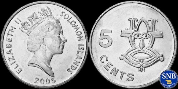 Producto - Islas Salomón - 5 Centavos (2005) KM #26.a
