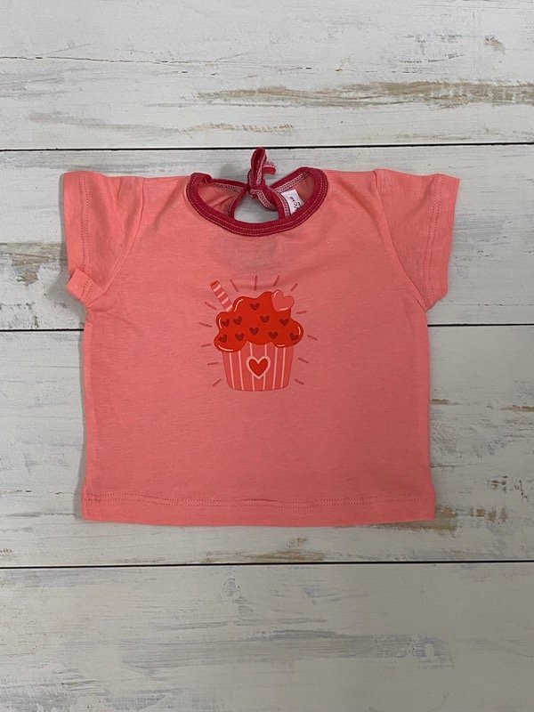 Producto - Remera muffin coral (bebé)