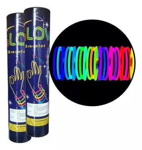 Producto - 150 Pulseras Luminosas Químicas de Neón