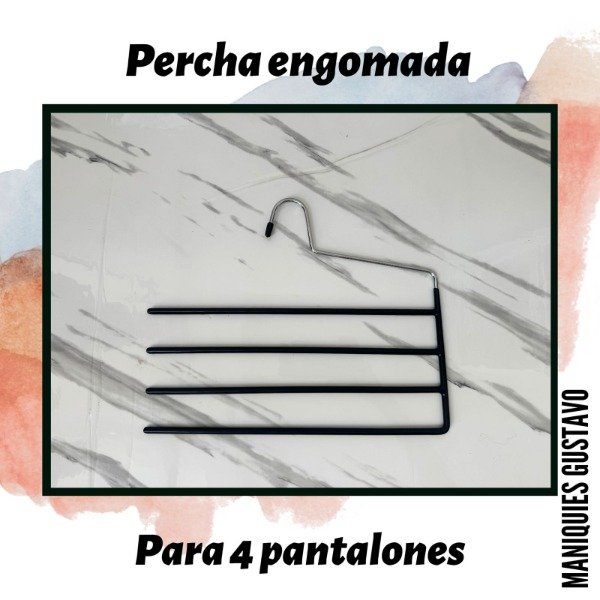 Producto - Percha engomada para 4 pantalones
