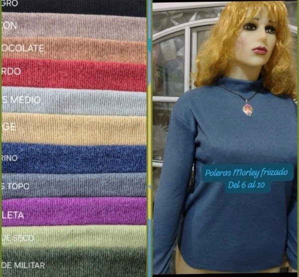 Producto - LINEA BESHA Media polera lanilla