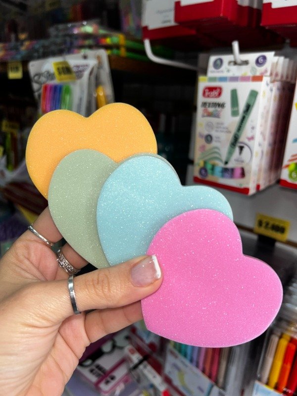 Producto - Nota Corazon Aura Glitter