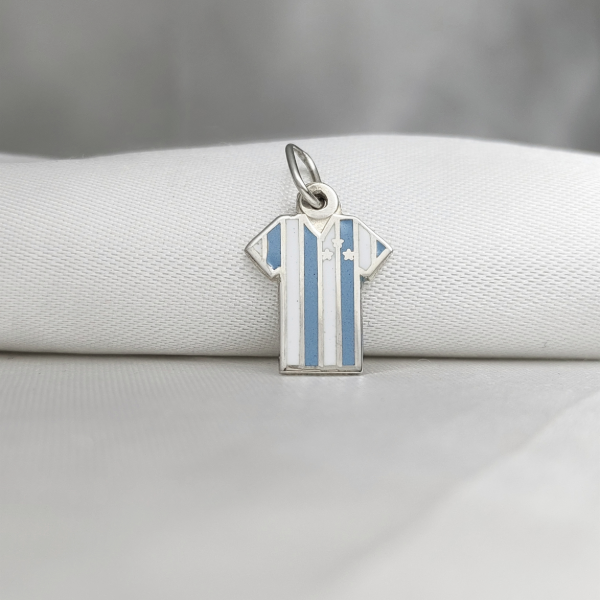 Producto - Dije Camiseta Selección Argentina 3 Estrellas Plata 925 Esmaltado - 1