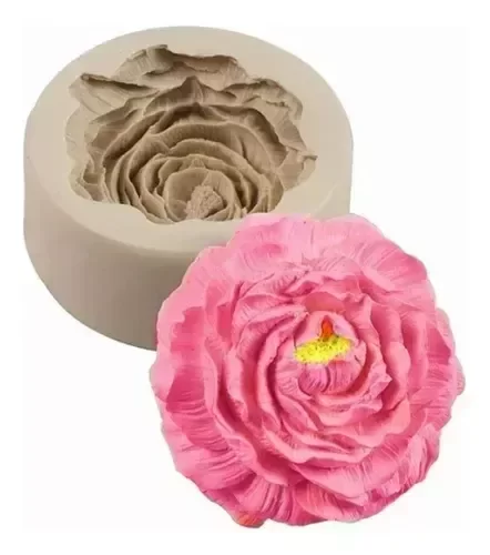 Producto - Molde silicona peonia chica ( 6cm)