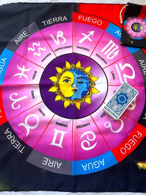 Producto - PAÑOS PARA TAROT CON BOLSA 70x70